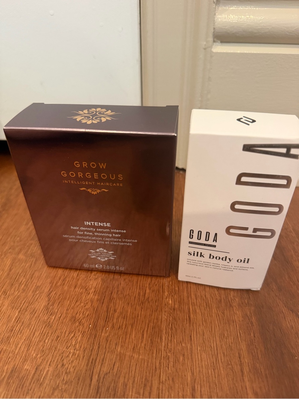 Grow Gorgeous Intense Hair Serum & GODA Silk Body Oil Duo